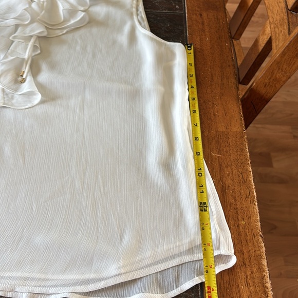 Tommy Hilfiger Sleeveless Ruffled Blouse Sz XL - Picture 9 of 11